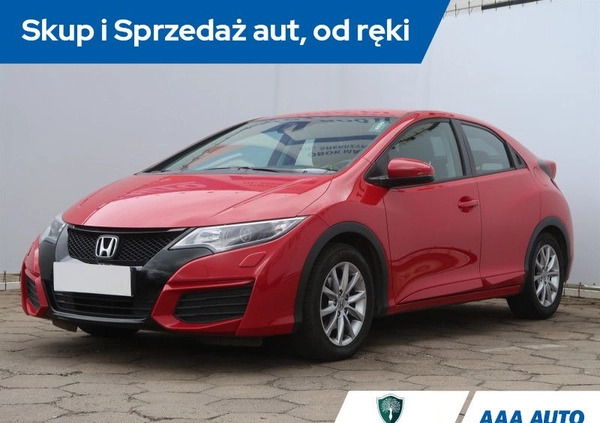 Honda Civic cena 54000 przebieg: 67007, rok produkcji 2015 z Ciężkowice małe 121